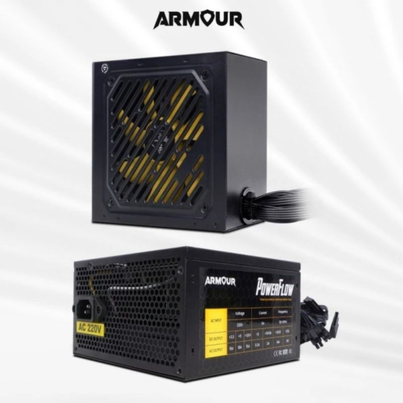 Jual PowerSupply 500Watt Armour Power Flow PSU 500WATT | Shopee Indonesia