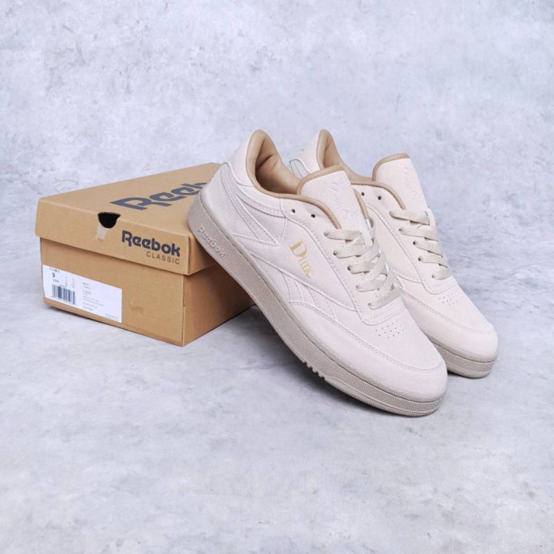 Jual Sepatu Sneakers Pria DIME x Reebok Club C Revenge Light Sand ...