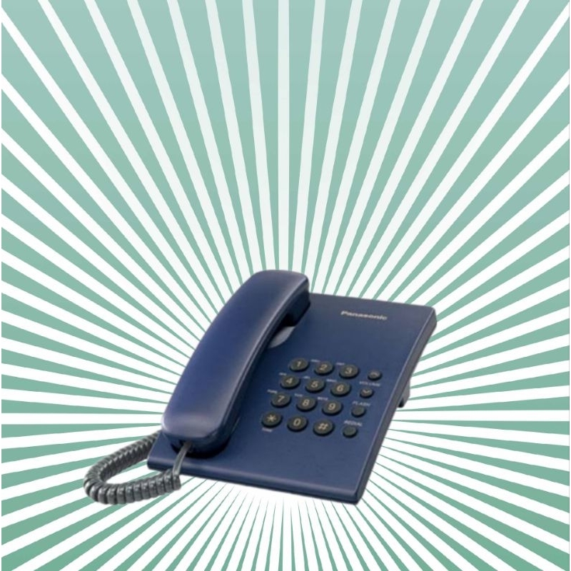 Jual Panasonic Telp KX- TS505 MX Single Line Analog Telepon Telkom ...