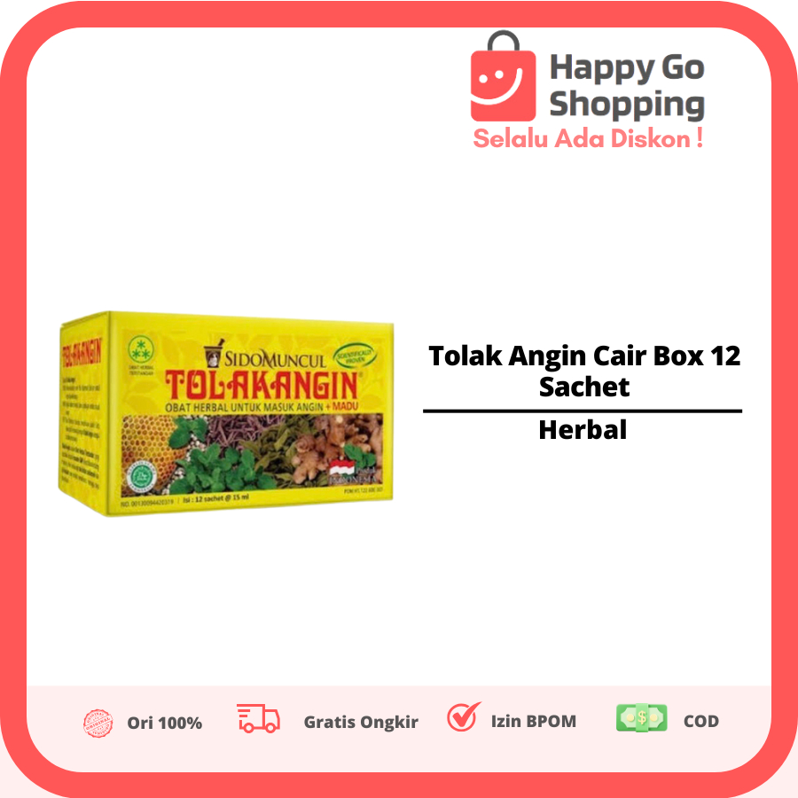Jual Tolak Angin Cair Box 12 Sachet | Shopee Indonesia