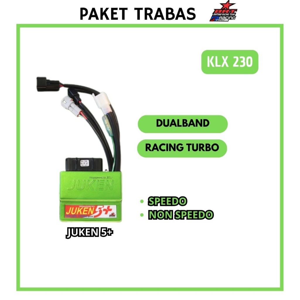 Jual BRT Promo ECU Juken 5+ Dualband KLX 230 - KLX 230 | Shopee Indonesia