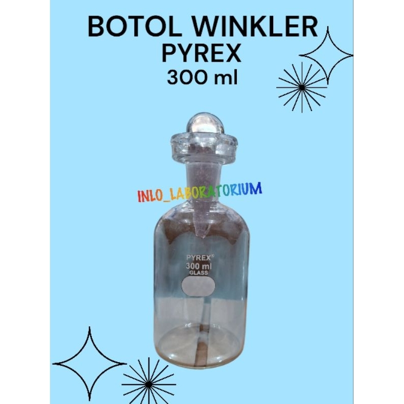 Jual Botol Winkler 300 ml Pyrex/BOD Bottle | Shopee Indonesia