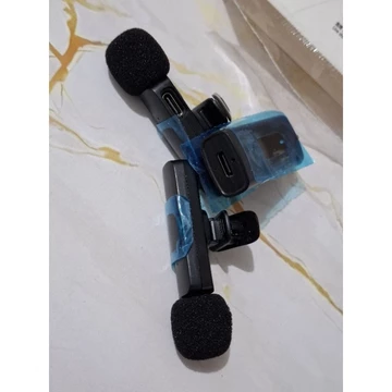 Clip On Microphone K35 Mic Clip Wireless Aux( Audio ) Mic Youtuber Blueto Model 2 Mic