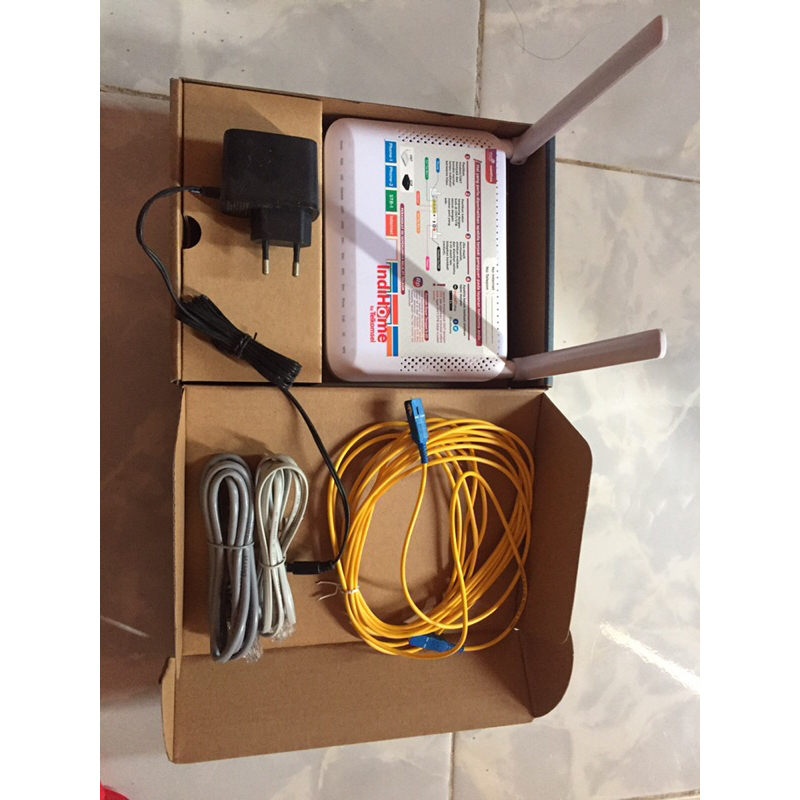 Jual Modem Fiberhome ex Indihome fullset | Shopee Indonesia