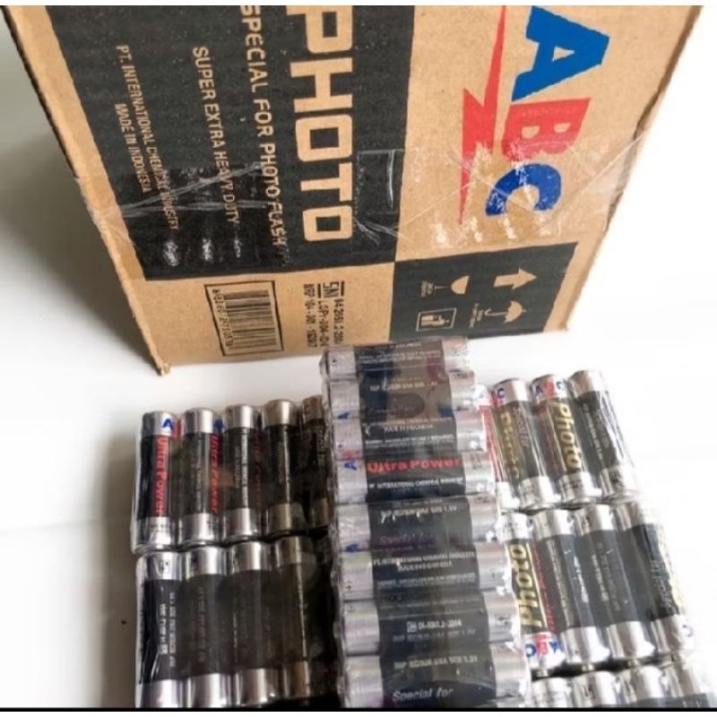 Jual Baterai ABC AA Murah / A2 Photo / R6 Photo 1,5V isi 24 pcs MURAH ...