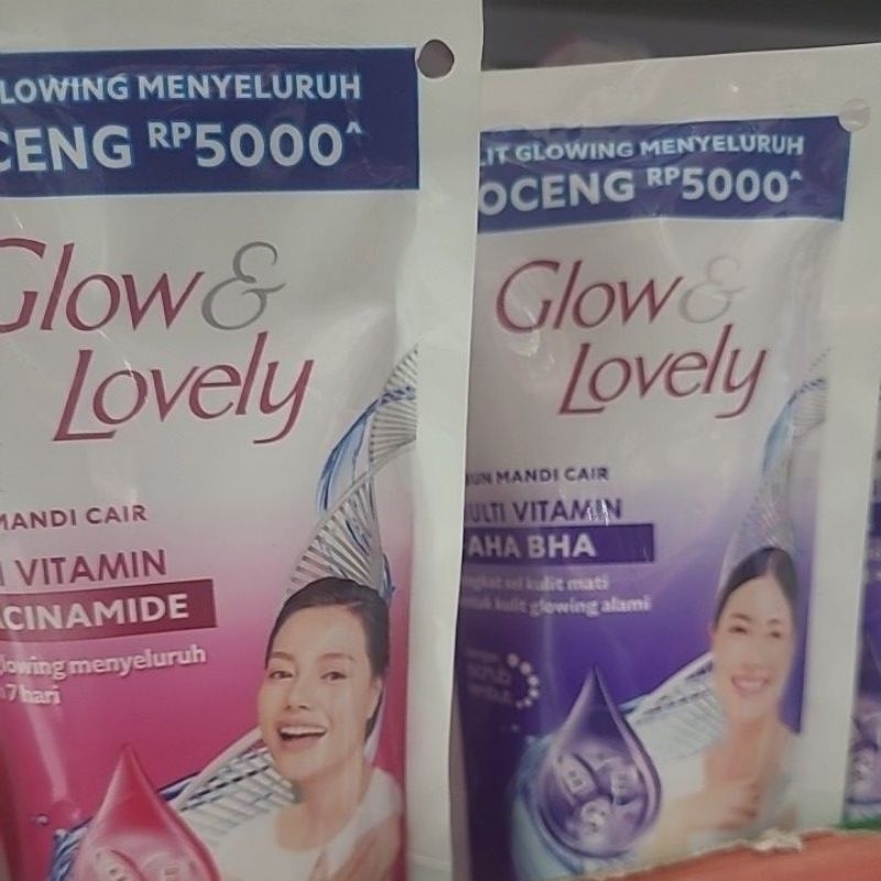 Jual Glow & Lovely Bodywash + AHA BHA 85ml x 3 pcs | Shopee Indonesia