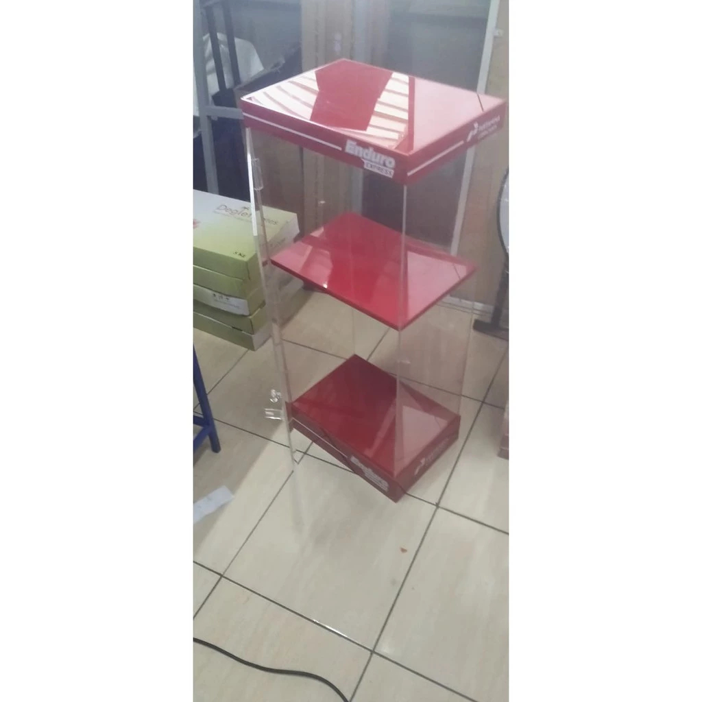 Jual Rak Oli SPBU | Rak Akrilik 5 mm | Shopee Indonesia