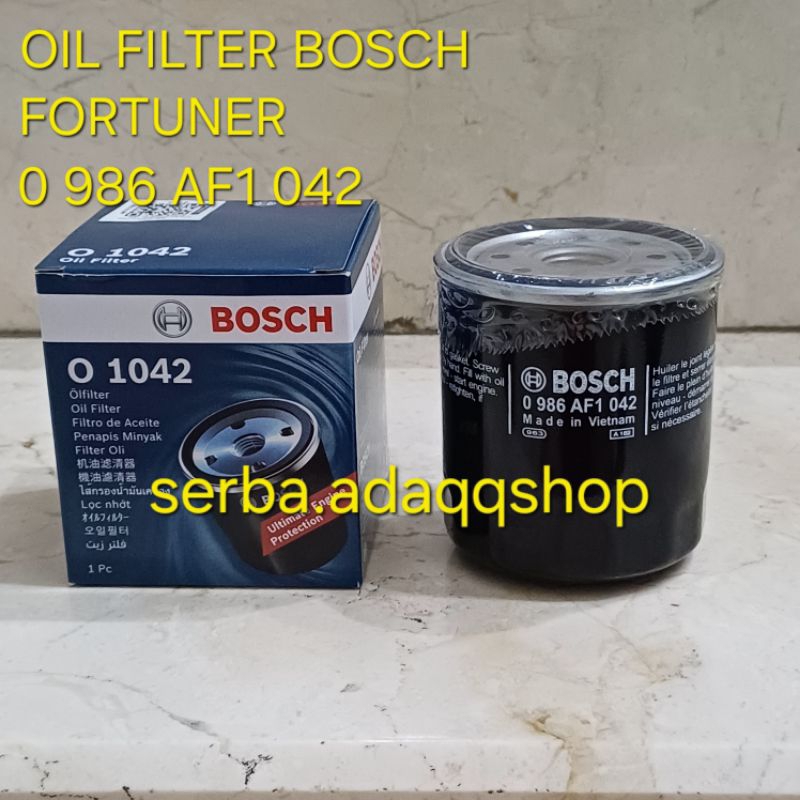 Jual OIL FILTER - SARINGAN OLI INNOVA / FORTUNER / HILUX BOSCH ORIGINAL ...