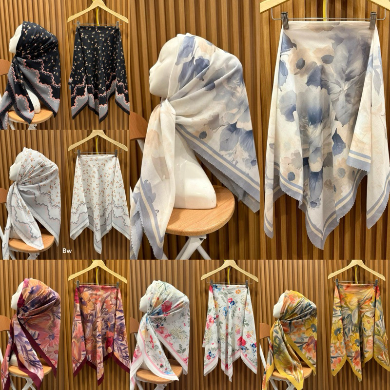 hijab segi empat voal sublim motif terbaru motif terlaris