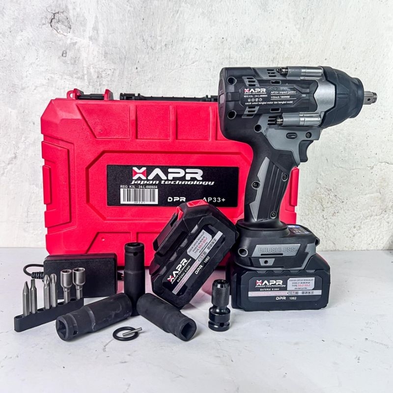 Jual [COD] PROMO APR RAJA bor IMPACT WRENCH JUMBO AP33+ 1800nm 99vf 1 ...