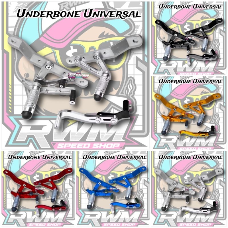 Jual Underbone footstep underbon universal Yamaha Honda Sonic MX king ...