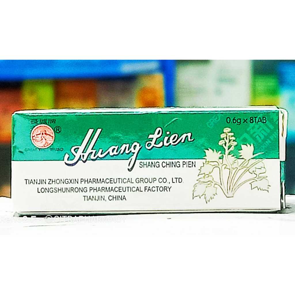 Jual 𝐇𝐮𝐚𝐧𝐠 𝐋𝐢𝐞𝐧 Shang Ching Pien 𝟏 𝐁𝐎𝐓𝐎𝐋 𝐈𝐒𝐈 𝟖 𝐓𝐀𝐁𝐋𝐄𝐓 - Meredakan Demam ...