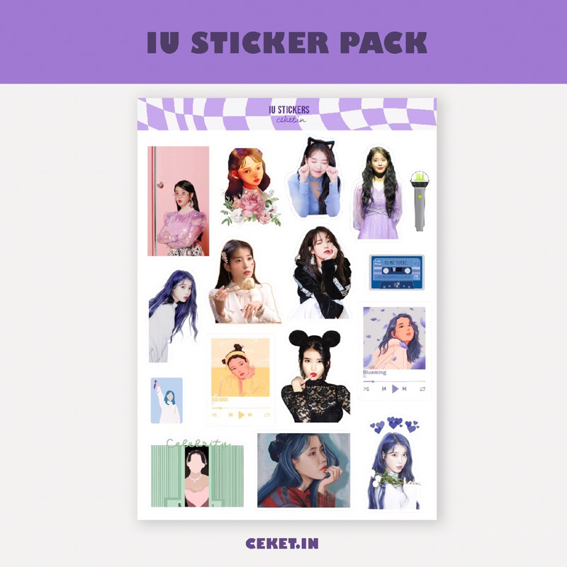 Jual IU Sticker Pack (16pcs) | Shopee Indonesia
