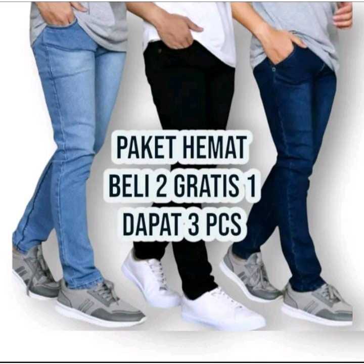 Jual PROMO PAKET HEMAT_Beli 1 Gratis 1 Dapat 2 pcs Celana Jeans Pria