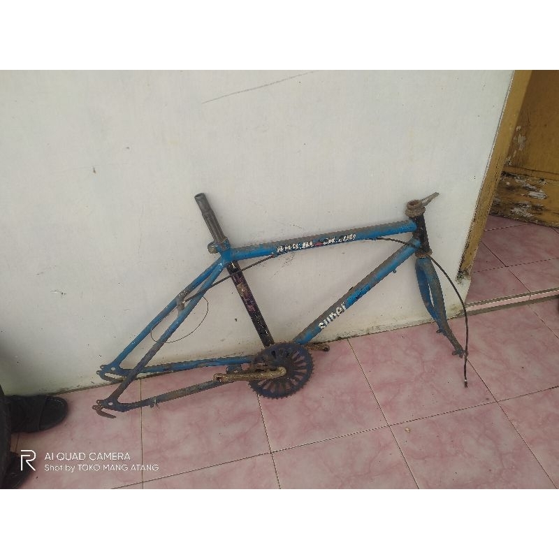 Jual frame Fork model sepeda federal ban 20 size frame 15