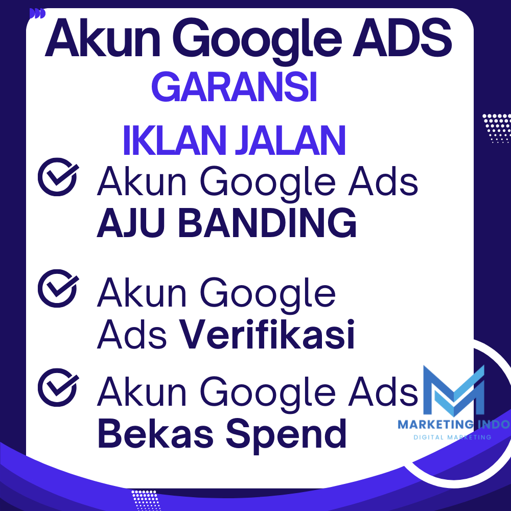 Jual Akun Google ADS Verifikasi/Aju Banding/Spend Bergaransi | Shopee ...