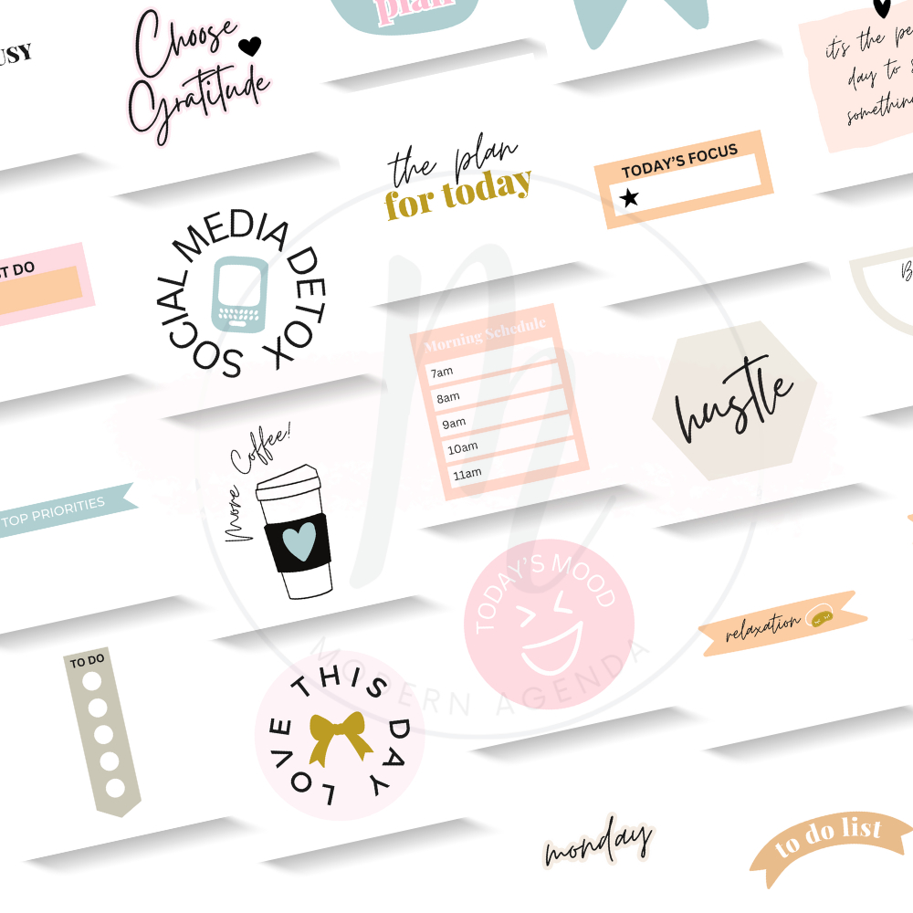Jual Everyday Digital Sticker untuk GoodNotes, Freenotes, Xodo ...