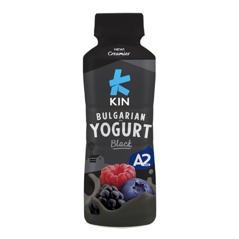 Jual Kin Bulgarian Yogurt Black Special Edition Pet 200 ml | Shopee ...