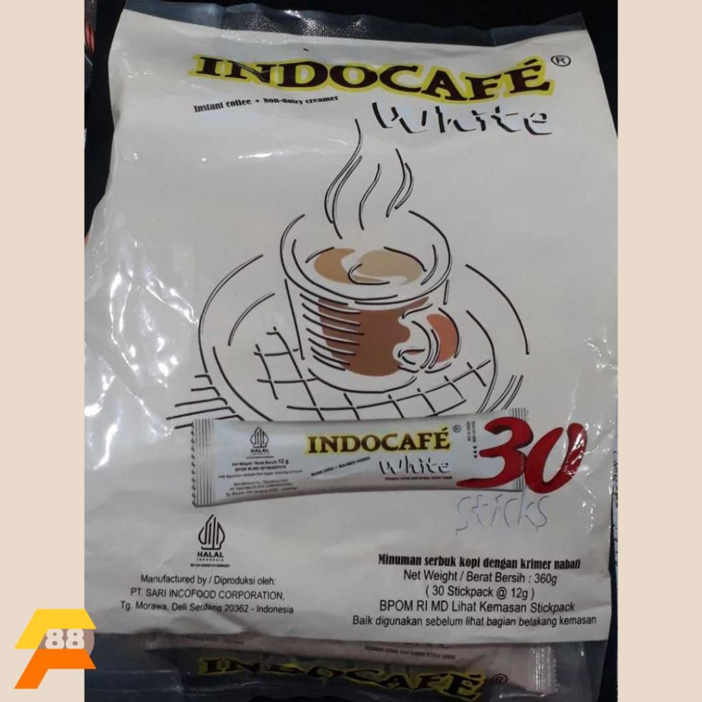 Jual Indocafe White Coffee 30 Stick No Sugar | Shopee Indonesia