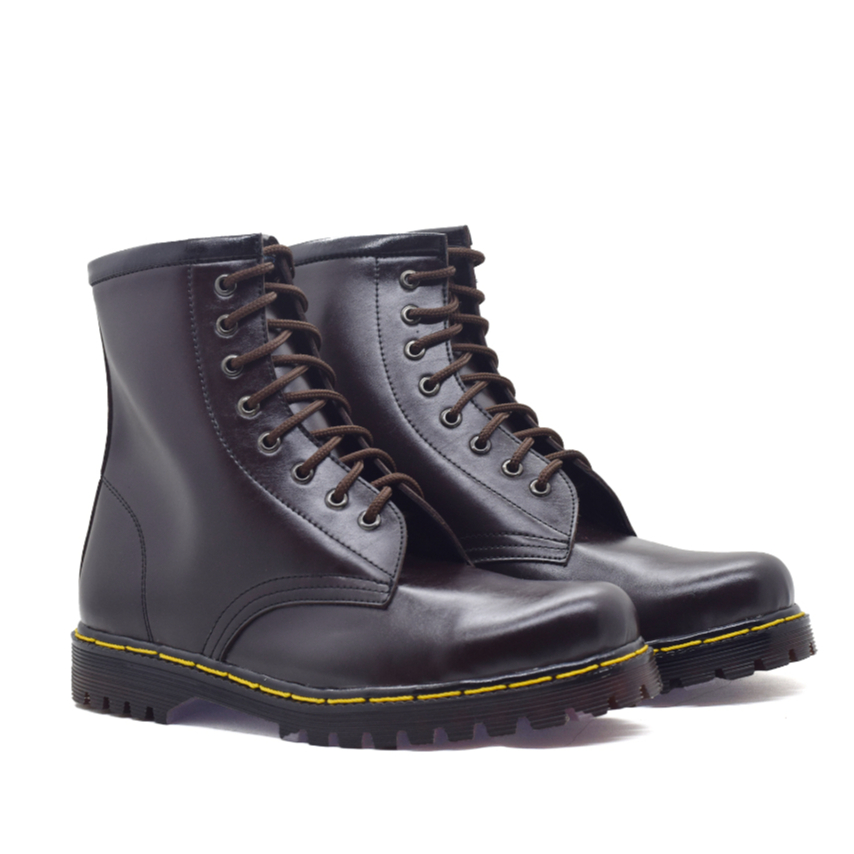 SEPATU Boots Docmart Dr Martens Pria Wanita Ukuran Besar Classic hole  lubang Tinggi Kulit