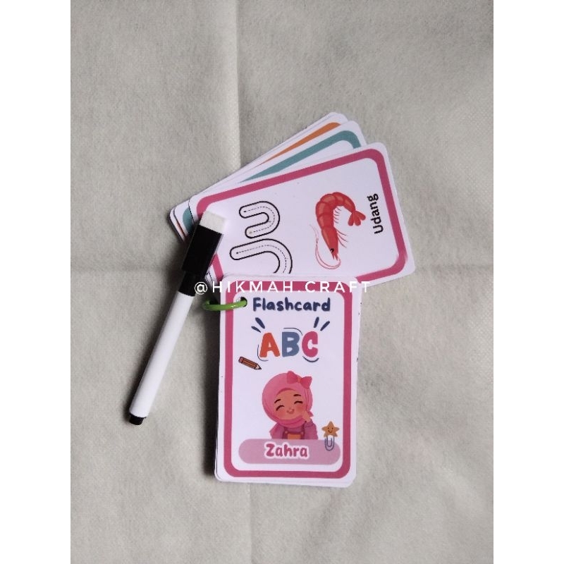 Jual Flashcard alfabet / flashcard abjad / flashcard perkalian ...