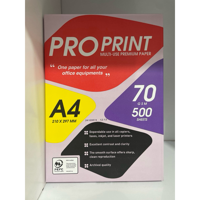 Jual KERTAS HVS PRO PRINT A4 70 GSM by SINARMAS / APP | Shopee Indonesia