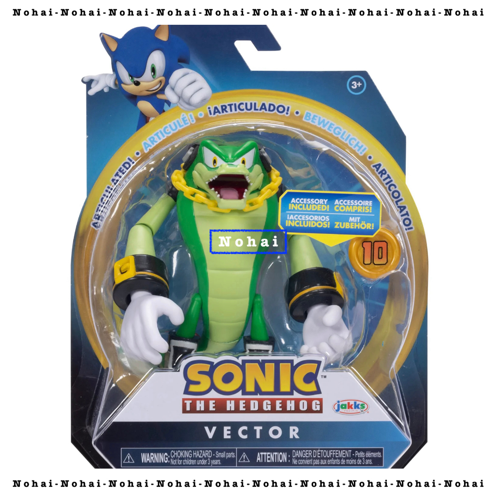 Jual Sonic 3 Movie Vector Articulated 4 inch Action Figure | Shopee ...