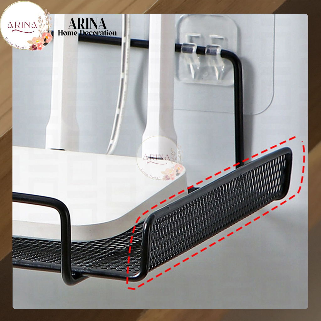 Jual Rak Wifi Dinding Bahan Besi Gantung Modem Tempat Router Serbaguna ...