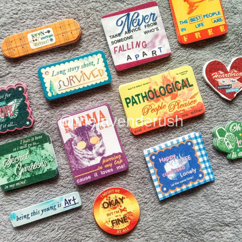 Jual tldr - Taylor Swift Lyrics Stickers (Secret Garden Vol.1) - Stiker ...