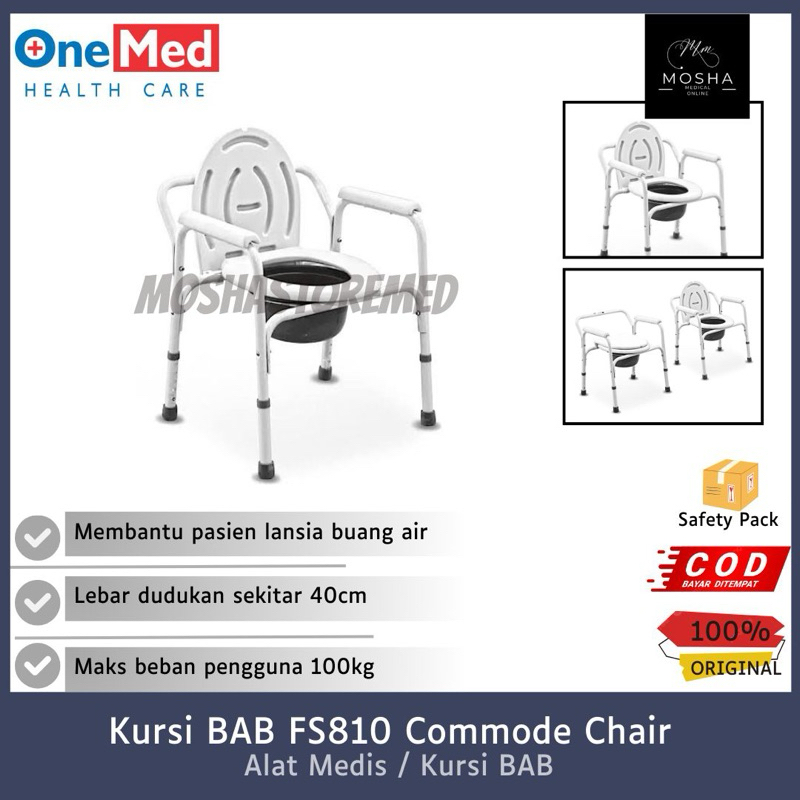 Jual ONEMED-Kursi BAB Commode Chair Onemed FS 810 | Shopee Indonesia