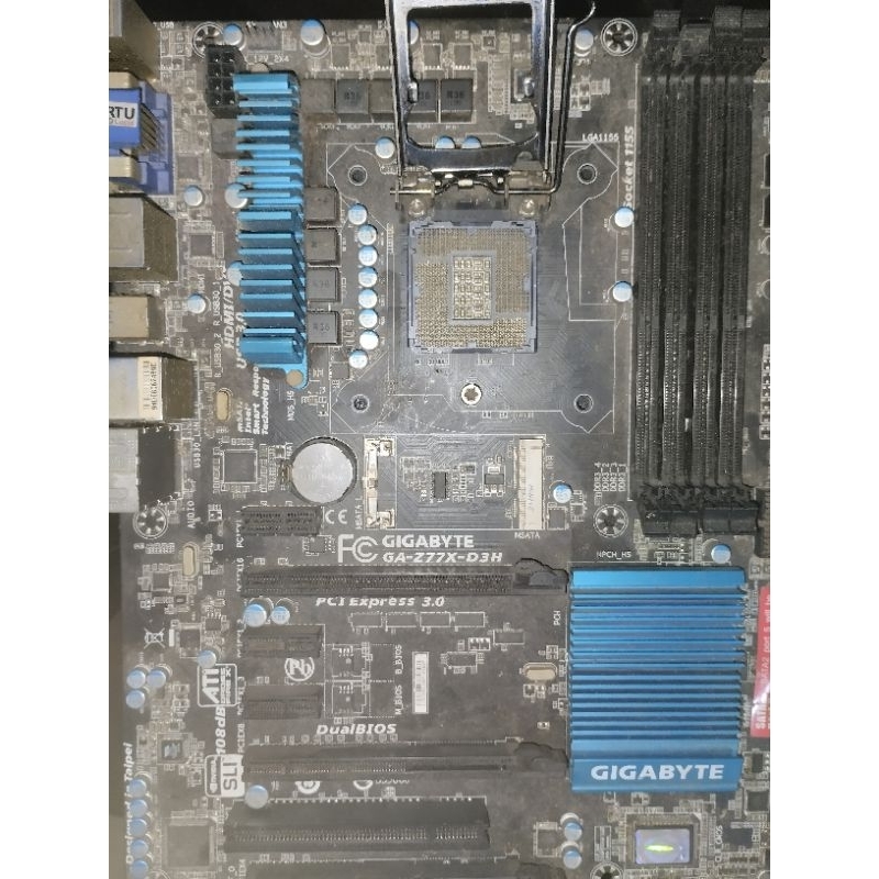 I/O IO Shield For Gigabyte GA-Z77-D3H & GA-Z87X-D3H