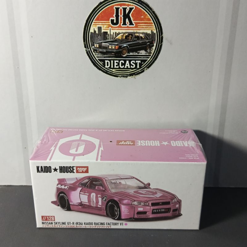 Pre Order MINI GT X KAIDO HOUSE Nissan GT-R R34 1/64 Diecast Model