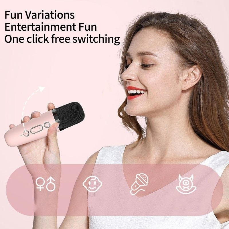 Jual BINGO Speaker RGB Lampu Mini Full Bass Karaoke Portable 2 mic ...