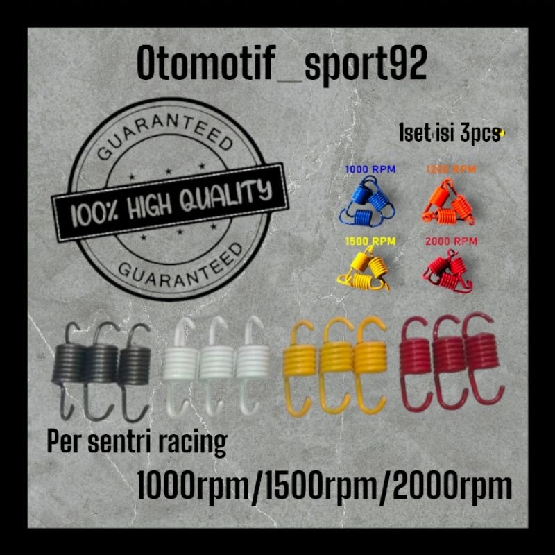 Jual per sentri racing 1000rpm/1500rpm/2000rpm Vario/beat/Stylo/Genio ...