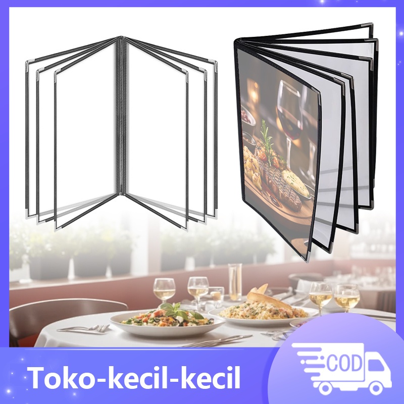 Jual Menu Pelindung Plastik A4 /Buku Menu Casing Pelindung Transparan ...