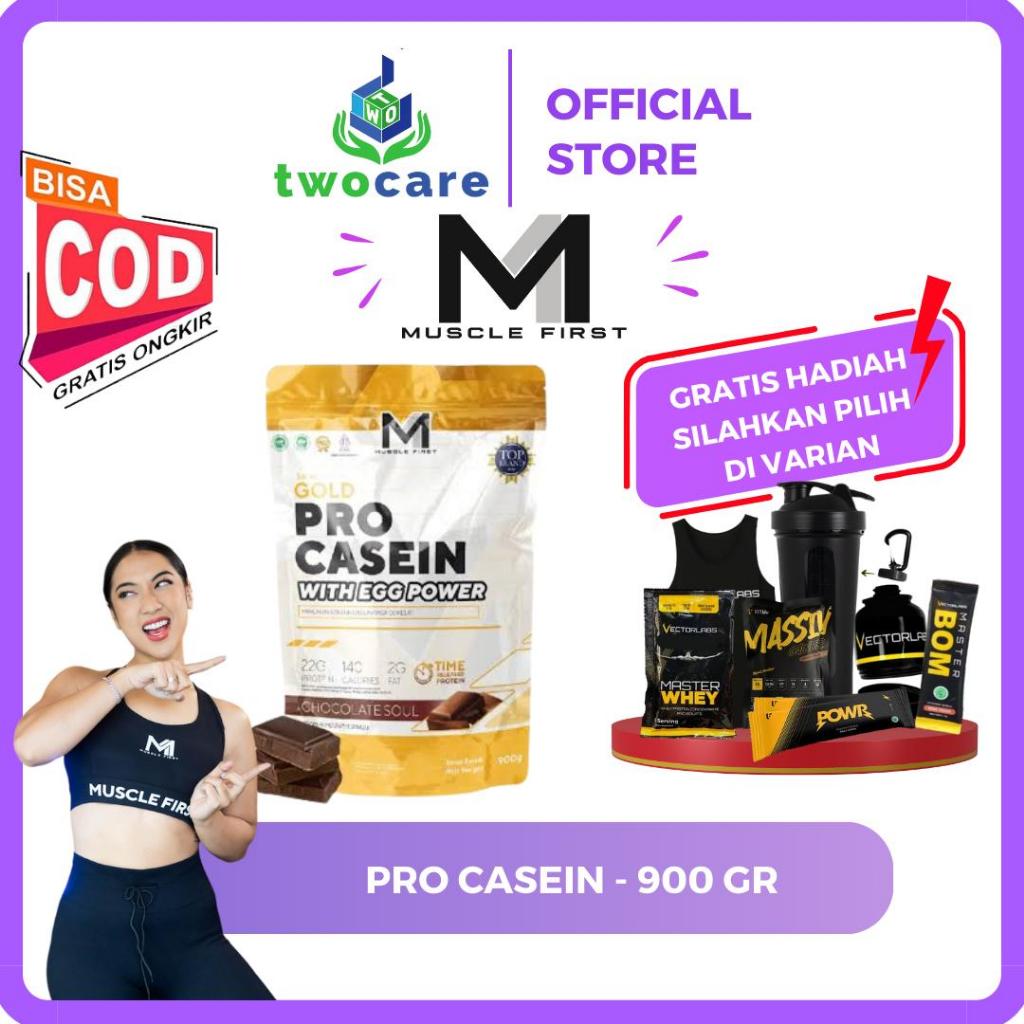 Jual Muscle First Pro Casein 2lbs 900gr Whey Protein Suplemen Fitness ...