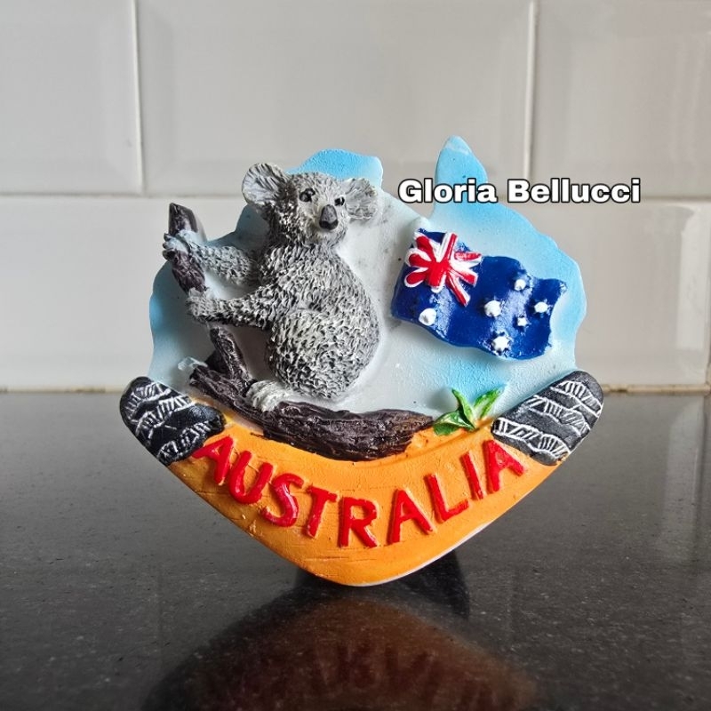 Women's Australian Souvenir T-Shirt With Koala & Rhinestone Design - V-Neck, Short Sleeve, 97% Cotton 3% Spandex 7 thumbnail image
