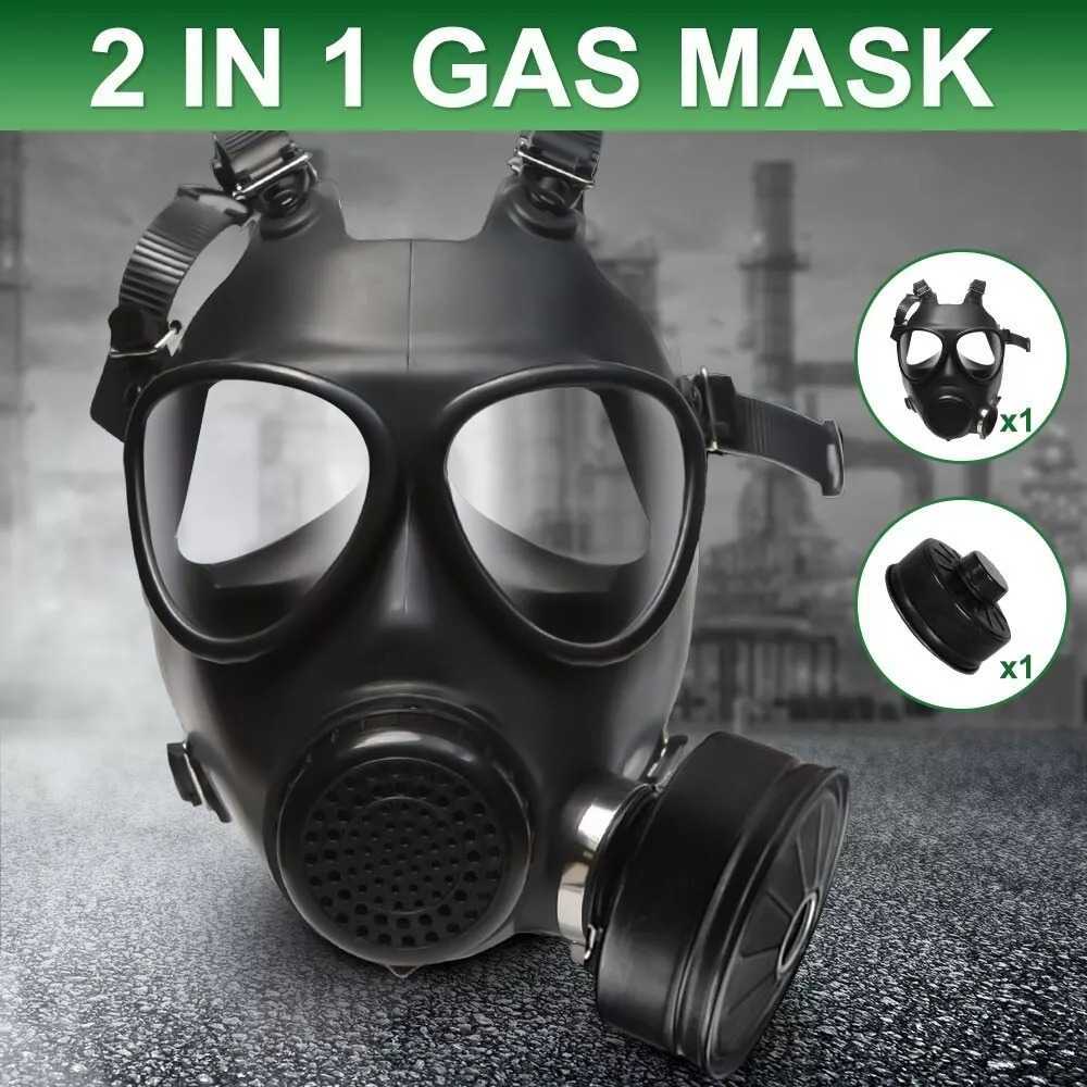 Jual PUSAT Tecto Masker Gas Respirator Full Face cat semprot debu ...