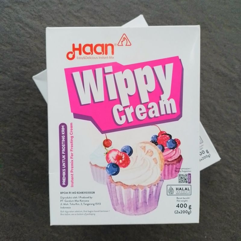 Jual Wippy Cream Haan 400gr ( Pak ) [ Original ] | Shopee Indonesia
