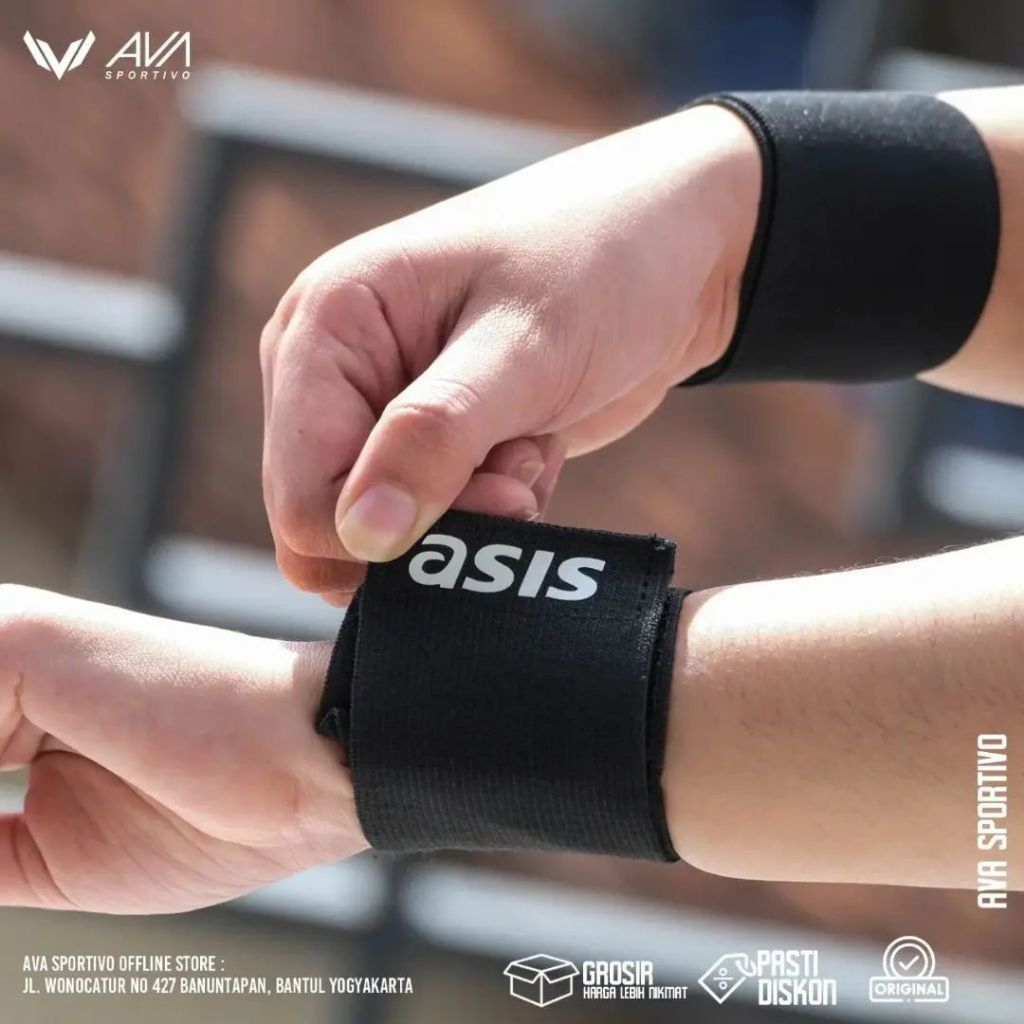 Jual Asis Wrist Band Pergelangan Tangan I Wrist band Support Elastic ...
