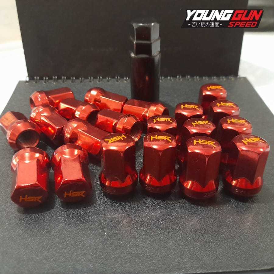 Jual Baut Variasi / Mur Racing Hsr Type 02 Ukuran 1,5 / 1,25 Gold Isi ...