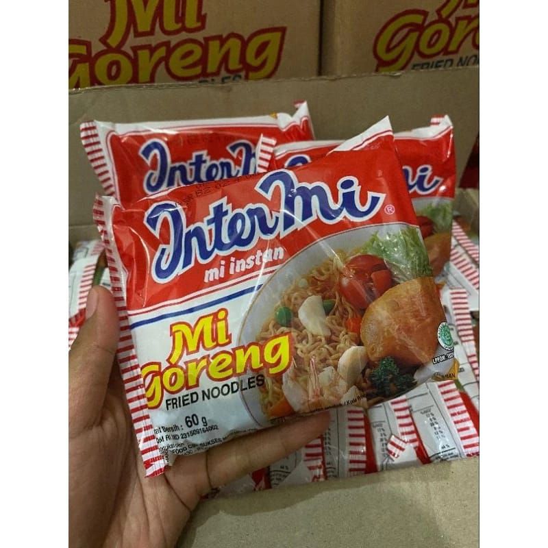 Jual 1 DUS INTERMIE INTER MIE KARTON 40 BUNGKUS-Intermie Goreng 1 Dus ...