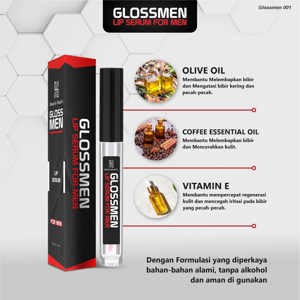 Jual Lip Serum Pria Bibir Hitam Menjadi Pink GLOSSMEN Official ...