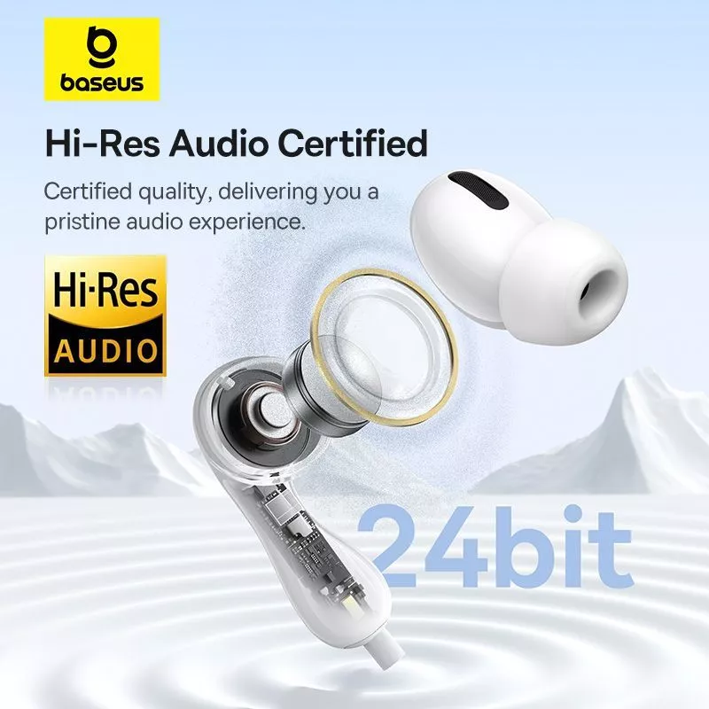 Baseus Encok CZ20 Wired Earphone Type-C Headset Kabel Bass Hi-Res Sound