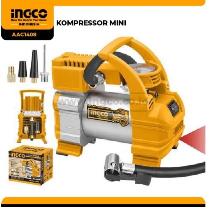 Jual KOMPRESSOR MINI INGCO AAC1408 | Shopee Indonesia