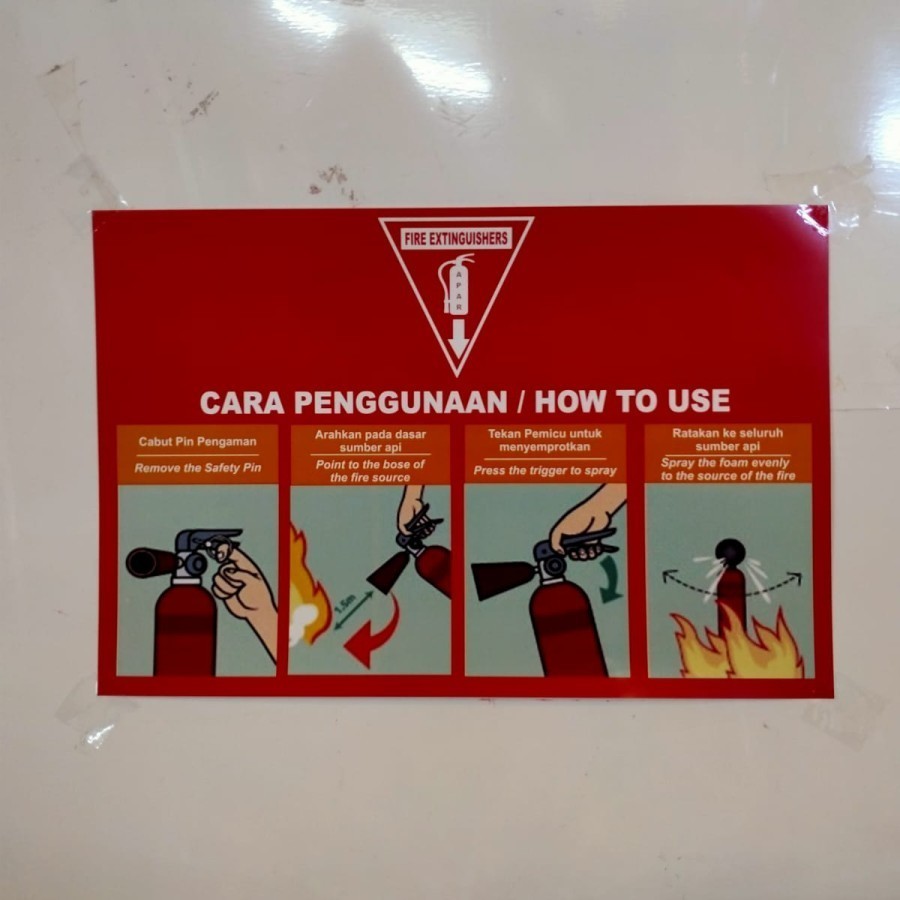 Jual RAMBU STICKER CARA PENGGUNAAN APAR | Shopee Indonesia