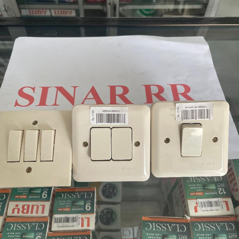 Jual Broco Saklar ON/OFF 1,2,3 Tombol | Shopee Indonesia