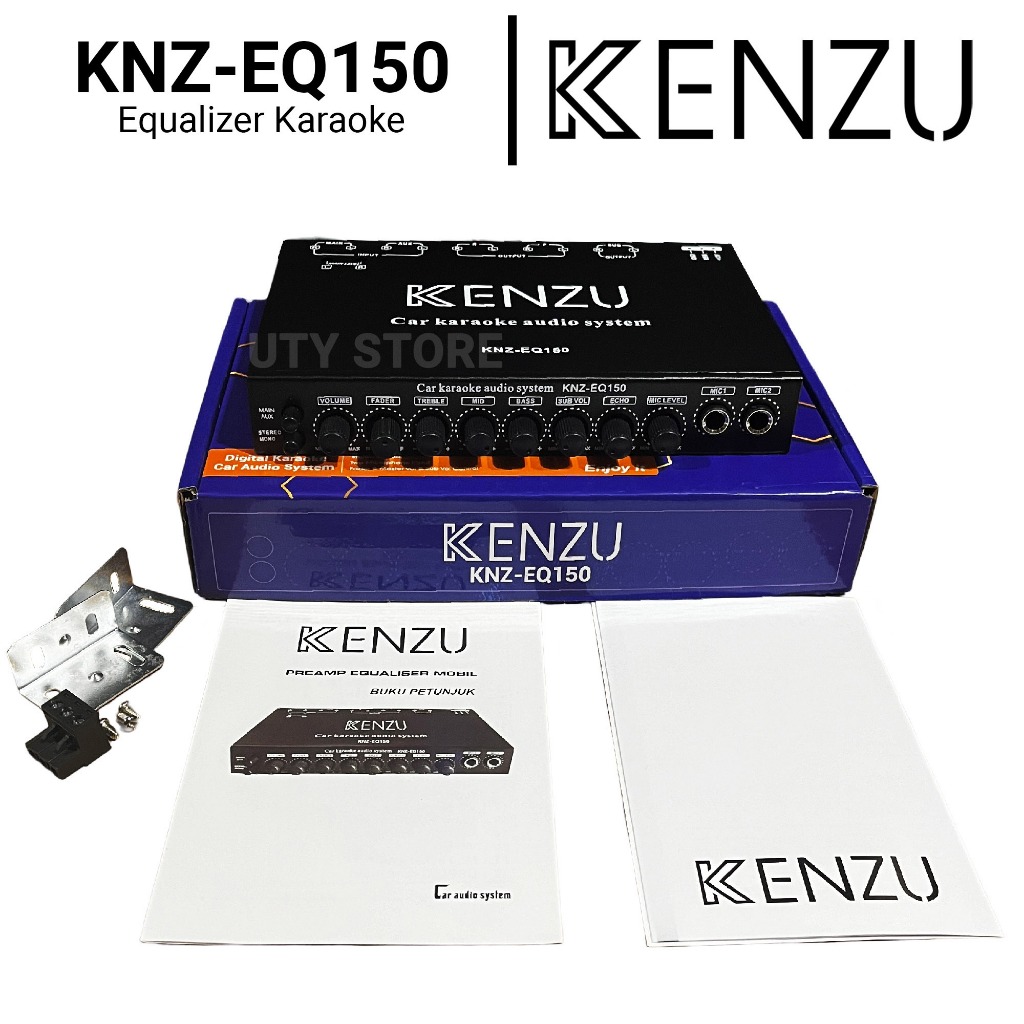 Jual KNZ-EQ150 Preamp Equalizer Mobil | Kontrol Suara Presisi, Bass ...