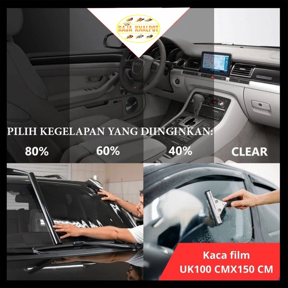 Jual KACA FILM MOBIL KACA FILM JENDELA GEDUNG STIKER KACA RIBBEN 40% ...