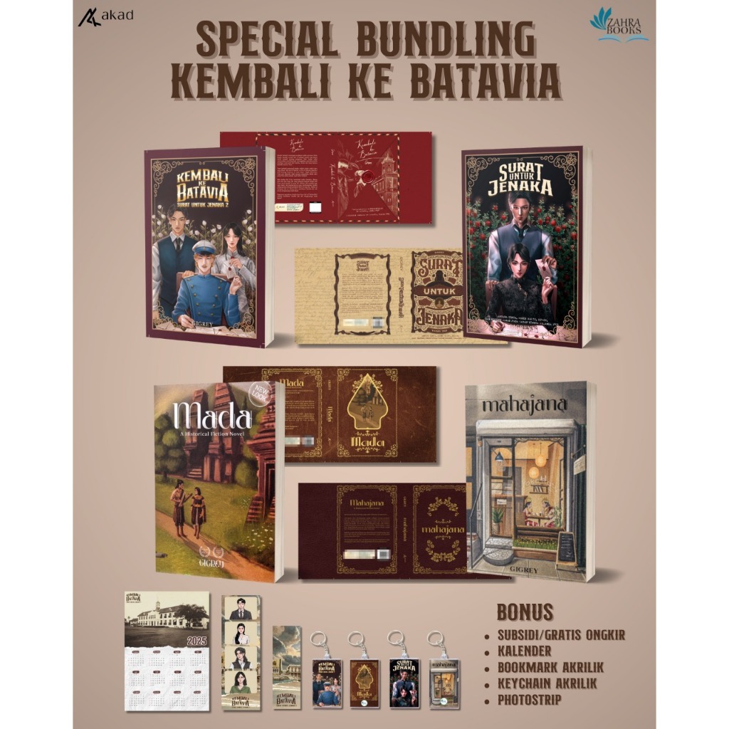 Jual Special Bundling Novel Kembali Ke Batavia Novel Mada Novel